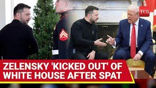 Zelensky 'Booted Out' Of White House After Fight With Trump; No Deal, No Lunch, No Presser