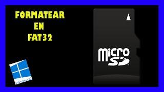 Como formatear una microSD en fat32 con Windows 10!