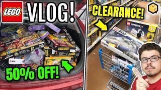 LEGO WALMART CLEARANCE IS BACK! Road to 500k Parts On My FULL-TIME Bricklink Store! | LEGO Vlog #11