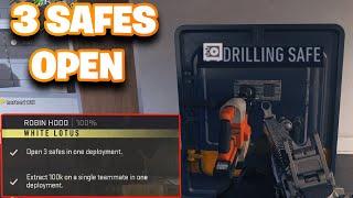 OPEN 3 SAFES in ONE DEPLOYMENT! EXTRACT 100K on ONE TEAMMATE in ONE DEPLOYMENT (DMZ SAFE LOCATION)