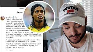 C'est grave... (Polemique : Ronaldinho annonce Boycotter l'equipe du Bresil)