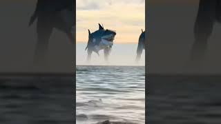 Can you tell me what is this? Megalodon,Tyrannosaurus, #viral#parasaurolophus #jurassicworld#shark