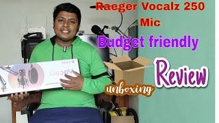 RAEGR Condenser Microphone | Vocalz 250 Mic Kit | Unbox | Setup