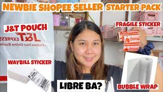 NEWBIE SHOPEE SELLER 2022, ANO ANG MGA KAILANGAN? (LIBRE LANG BA ANG MGA POUCH?) | Thatsmarya