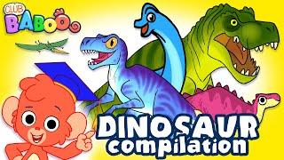 Lerne Dinosaurier für Kinder | Scary Dinosaurier Film Compilation | t-Rex Triceratops