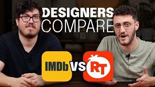 IMDb vs Rotten Tomatoes | Design Lessons in Review Pages
