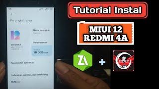 Tutorial Instal Miui 12 Untuk Redmi 4A || Rolex Android 9 PIE