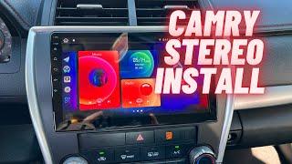 How To Install A Roadanvi Stereo In A 2016 Toyota Camry!!