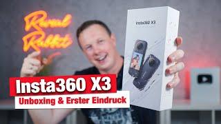 Insta360 X3 - Unboxing & Erster Eindruck