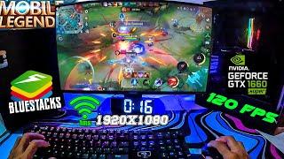 MOBILE LEGENDS 120 FPS BLUESTACKS Emulator Gameplay | Mobile Legends Gameplay PC Mouse & Keyboard️