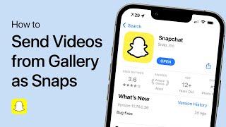 How To Send Videos from Camera Roll as Snaps on Snapchat - Tutorial