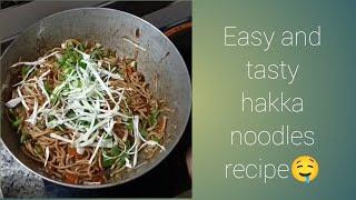 easy and tasty hakka noodles recipe  #cooking#vk lifestyle and cooking #hakka noodles recipe 