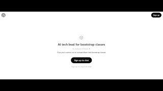 CustomGPT- AI Tech Lead for Bootstrap Classes