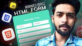 How To Make a Responsive Form Using Html Css | Unique Project Using HTML, CSS and JavaScript