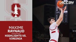 Stanford's Maxime Raynaud Records His D1 Leading 13th Double-Double