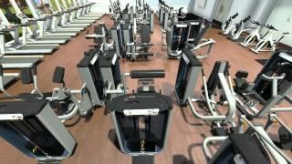 3D walkthrough gym design video MATRIX fitness