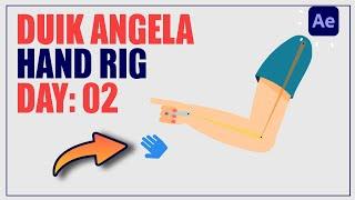 Duik Angela- DAY:02 | Hand Rigging | After Effects Tutorials