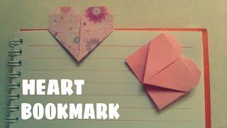 Origami Heart Bookmark - Origami Easy