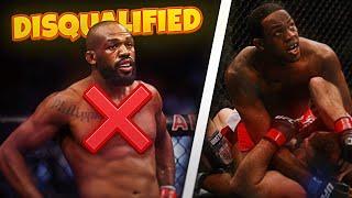 10 of the WEIRDEST Disqualifications in the UFC!