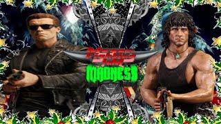 Mugen Fighting Jam Madnes:12 Fights of Christmas!! John Rambo vs. The Terminator T-800