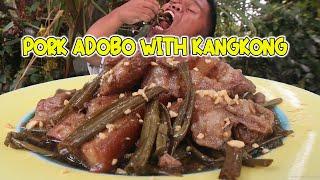 PORK ADOBO WITH KANGKONG