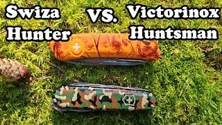 Victorinox Huntsman vs. Swiza Hunter - Schweizer Taschenmesser im Vergleich