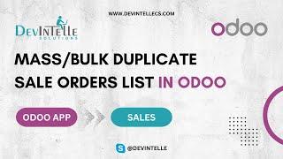 Mass Duplicate sale orders in Odoo | Bulk Duplicate Sale