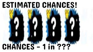 ESTIMATED CHANCES FOR THE SECRET PET DOODLE DOLPHIN in Pet Simulator X