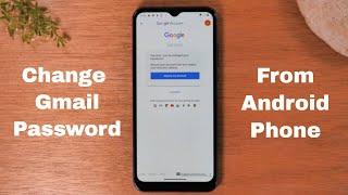 How to Change Your Gmail Password from a Phone | Google Password Reset