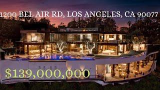 Visit the $139,000,000 LA Mega Mansion With BATMAN Style Garage! | Mansion Tours