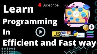 learn programming in efficient and fast way(quickly and easily!) | dinesh com