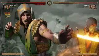 Reptile 53% combo 1 bar / Mortal kombat 1