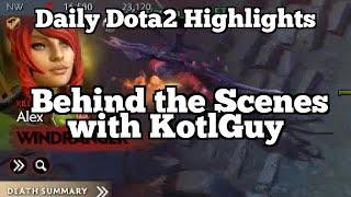 Daily Dota2 Highlights: Behind the Scenes with KotlGuy