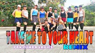 TAKE ME TO YOUR HEART REMIX (simple and easy steps) ZUMBA FITNESS