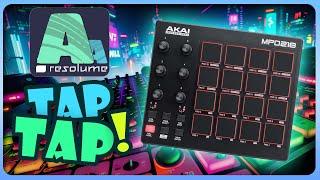 MIDI Mapping In-dept Tutorial RESOLUME with #AKAI MPD218 | VJ Tips #Resolume