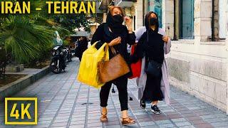 Walking in Tehran 4K - Valiasr Street | تهران - خیابان ولیعصر (خیابان امام خمینی تا میدان منیریه)