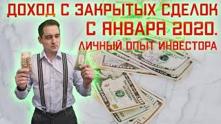 Инвестиции 2021. Продажа акций. Прибыль с закрытых сделок за год