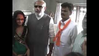 Shruti Alkesh Modi with Shri PM Narendra Modi