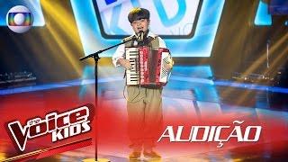 Thomas Machado canta 'Beijinho Doce' na Audição – The Voice Kids Brasil | 2ª Temporada