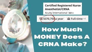 How much money does a CRNA make? | CRNA Salary 2022