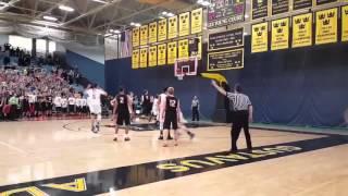 Amazing Buzzer Beater Full Court! Marshall vs Waseca High School