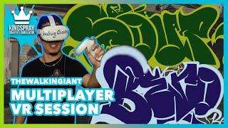 Kingspray Graffiti Online #15 VR Multiplayer  | Soup & Bero