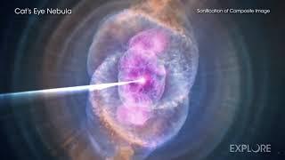 Cosmic imagery sonified! Cat's Eye Nebula, Whirlpool galaxy and more - Take a tour