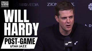 Will Hardy Recaps Utah Jazz Opening Night vs. Memphis Grizzlies, Strong Walker Kessler Performance