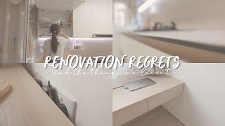 hdb renovation • 15 Reno Regrets or Things We Might Have Done Differently