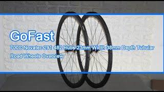 700C Novatec 291 482 Hubs 23mm Width 38mm Depth Tubular Road Wheels Overview