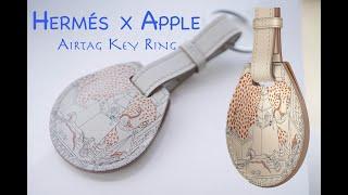 Why THIS Hermés Leather Key Ring is a HIDDEN GEM  | AirTag Hermès Key Ring - Béton | Review