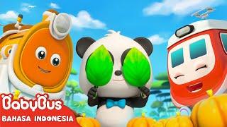 Bayi Panda Bermain Petak Umpet Bersama Kereta Api | Lagu Anak-anak | BabyBus Bahasa Indonesia