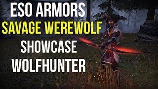 ESO Armor Sets - Savage Werewolf Medium Armor Set | Wolfhunter