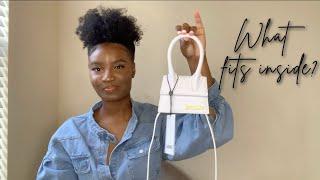 WHAT FITS INSIDE MY JACQUEMUS LE CHIQUITO HANDBAG | Klarke White